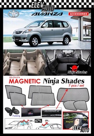 Toyota Avanza 2003 - 2011 Ninja Shades OEM Magnetic Sunshade Avanza Accessories 2004 2005 2006 2007 