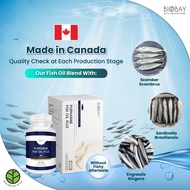 BIOBAY Purmarine Fish Oil Plus (60's Softgel) EPA+DHA Omega 3 Fish Oil | Eye Support Minyak Ikan Ome