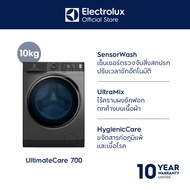 (ส่งฟรี/ไม่ติดตั้ง) Electrolux เครื่องซักผ้าฝาหน้า รุ่น EWF1042R7SB ความจุ10 กก. UltimateCare700 (แถ