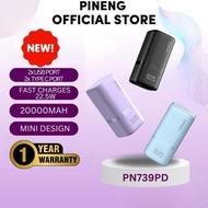 PINENG PN 739 PD (20000mAh) POWERBANK 22.5W FAST CHARGING, SAFE FLIGHT