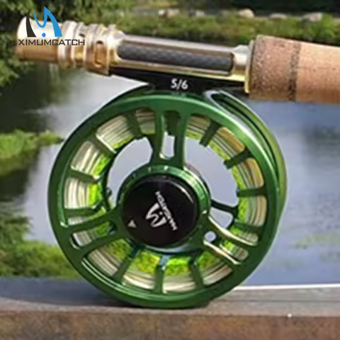 Maximumcatch NZ 3-8WT Fly Fishing Reel CNC Machined 6061-T6 Aluminum Large Arbor Fly Reel Lightweigh