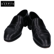 Pre-owned John Lobb black calfskin Edward 1000 last plain-toe loafers, size 6 1/2E