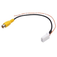 4 Pin Male Connector Radio Back Up Reverse Camera RCA Cable Adapter