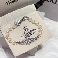 High Version Queen West Saturn Pearl Bracelet Female Niche Retro Planet Pearl Bracelet [Get Coupon D