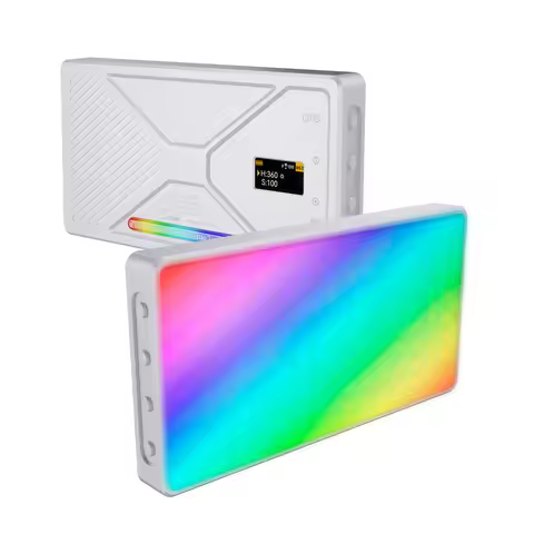 Pocket RGB Video Light LED Photography Light 2500K-9900K Dimmable 24 Scene Effects Video Conference 