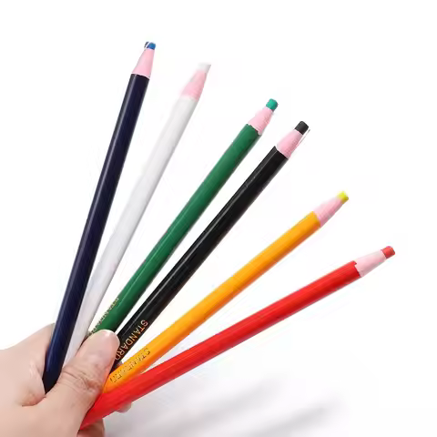 6 Colors Cut-free Sewing Tailor's Chalk Pencils Fabric Marker Pen Sewing Chalk Garment Pencil For Ta