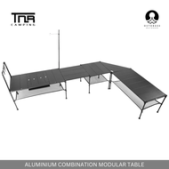 TNR CAMPING -  TABLE ALUMINIUM COMBINATION TABLE IRON GRILL TABLE (IGT) MODULAR SYSTEM LIGHTWEIGHT M