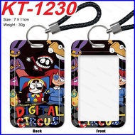 GS4 THE AMAZING DIGITAL CIRCUS Anime KeyChain Card Holde student MetroCard meal Card bus Card Holder