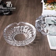 Ashtray Creative Home Glass Ashtray High Beauty INS Style Candlestick Crystal Ashtray