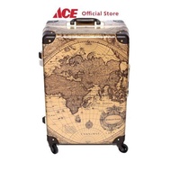 Save Ace - Legend Walker 24 Inch Renaissance Trunk Suitcase - Brown