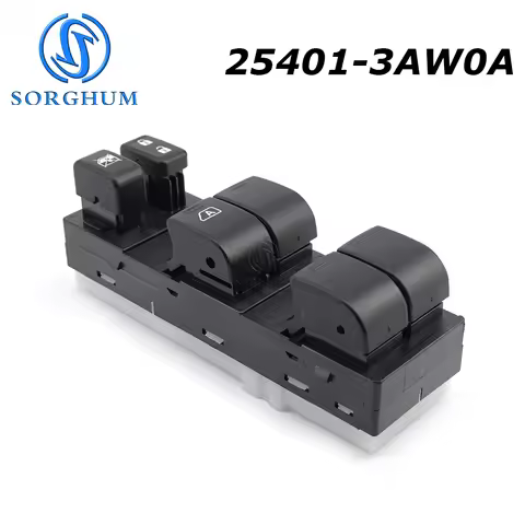 Front Left Electric Window Master Control Switch 25401-3AW0A 254013AW0A For Nissan Sunny N17 25401-3