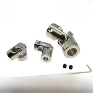 โลหะ Universal Joint Coupling พวงมาลัย Knuckle Drive Shaft สําหรับรถยนต์และเรือรุ่นประกอบเครื่องมืออ