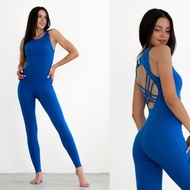 瑜伽緊身衣褲，unitard。有機棉連身衣。健身服。瑜伽服