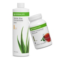 Herbalife Aloe Concentrate Mango and Herbalife  Herbal Concentrate 102g (Tea)