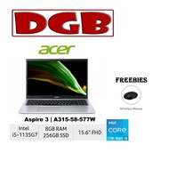 Acer Aspire 3 A315-58-577W | Latest 11th Gen i5-1135G7 | 15.6' FHD | 8GB Ram | 256GB SSD