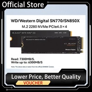 WD Black SN850X / SN770 SSD 1TB 2TB M.2 2280 PCIe4.0 NVMe SSD Western Digital SN770 M.2 2280 SSD