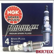 NGK BKR7EIX- NGK IRIDIUM IX 1SET=4PCS( Harga 4 biji )