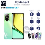 LAYAR Anti-Scratch Hydrogel Realme C67 Clear HD Blue Matte Spy Privacy Screen Protector Screen Prote