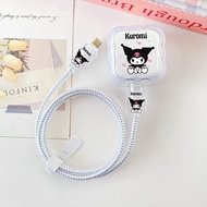 Cute Kuromi Charger protector Charger case Fast charging cable protector for ip 40w charger suitable