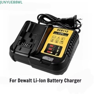 JUNYUE88WL Battery Charger, DCB112 Safety Electric Tool Charger Replacement, High Quality ABS and Co