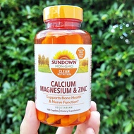 Calcium Magnesium & Zinc 100 Caplets (Sundown Naturals®) แคลเซียม แมกนีเซียม และสังกะสี