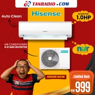 Hisense Air Conditioner 1hp 1.5hp Auto Clean Aircond 冷气机  AIR COND AI09 AN09CBG