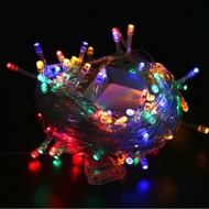 (READY STOCK) AC 100LED 10M LED String Fairy Light Christmas Party Wedding Decoration LAMPU LED DEKO