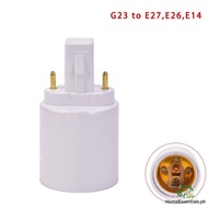 E27/E26 Lamp Holder Converter G23 to E27/E26 2Pin Light Socket Adapter G23 Straight Plug Lamp Socket
