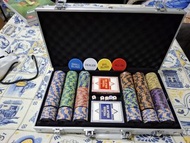 全新 Poker 撲克牌 籌碼套裝 300個籌碼