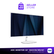 AOC  MONITOR 31.5" (Q32V3/WS/67) VA/5ms/75Hz/4K จอคอมพิวเตอร์ 4K มี DP&amp;HDMI Port