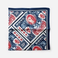 香港重光郵票方巾