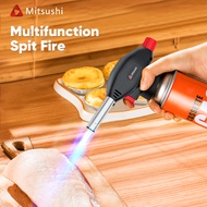 Mitsushi Butane Gas Torch Flame Gun Auto Ignition Blow Jet Burner Lighter Welding Burning Iron Heating BBQ Butane Gas for Torch Gun Flamethrower