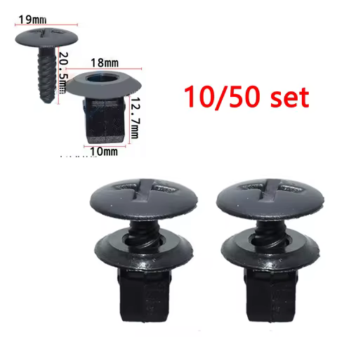 10/50set for VW T5 TRANSPORTER LT HEADLIGHT ENGINE BATTERY GRILLE COVER SCREWS 7H0915450