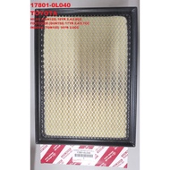 AIR FILTER TOYOTA HILUX GUN125