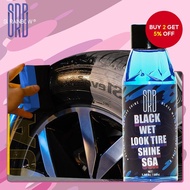 SURAINBOW Black Wet Look Tire Shine Dressing, for a deep glossy finish, enhancing shine and depth of