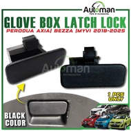 Glove Box Latch Lock Drawer Handle Perodua Axia 2014 - 2022 Bezza Myvi 2018 - 2025 Black Interior Ac