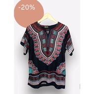 Dashiki ethnic t-shirts / bangkok clothes / Balinese clothes with uje motifs / random Thai uje cloth