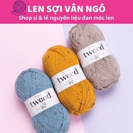 Len YarnArt TWEED đan móc khăn mũ áo ấm… (cuộn 100gr)