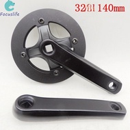 140mm Square Taper Bicycle Crank 28T 30T 32T Aluminum Chainring for Youth