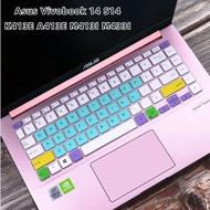 Silicone Keyboard Cover For Asus Vivobook 14 S14 14 inch K413E A413E M413I M433I K413EQ K413 M413 M433 E410M Vivobook Flip 14 TM420 Laptop Keyboard Film