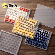 ASWELL Dustproof Holder, Stackable Holds 145 Keys Keycap Storage , Protector with Cover 3 Layer Stor