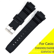 Watchband Silicone Rubber Bands For GSHOCK DW5600E DW6900 GWM5610 Replace Electronic Wristwatch Band