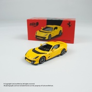 [Car Model] [Ingenious Ready Stock] BBR 1: 64 Ferrari 812 Yellow Alloy Car Model