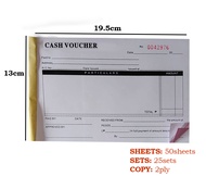 Carbonized Petty Cash Voucher 2 Ply Landscape