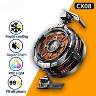 【Plug and play】CX08 Pro 23W Mobile Phone Semiconductor Magnetic/ Back-clip Frozen PUBG Game Cooler f