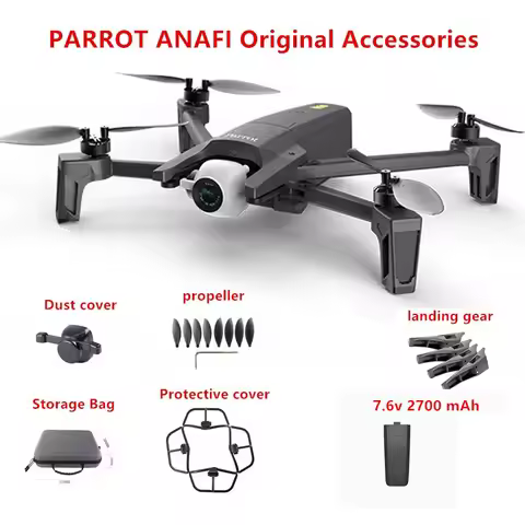 PARROT ANAFI GPS Drone Original Accessories Battery Propeller Protective Cover Landing Gear Drone Sp
