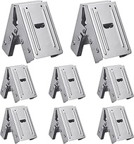 Gisafai 8 Pcs Steel Saw Horse Brackets Galvanized Metal Sawhorse Bracket with 220lb / 100kg Capacity