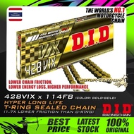 RANTAI DID T-RING SEALED CHAIN 428VIX X 114FB,114L,114 GOLD YAMAHA LC135 V1,V2,V3,V4,V5,V6,V7 (BETTE