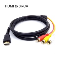 LDPH 1.5M 5FT/HDMI TO 3 RCA VIDEO AUDIO GOOD QUALITY
