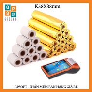 Bill printing paper size 58x38 mm, specialized for NowFood / GrabFood / Beamin / Gojek